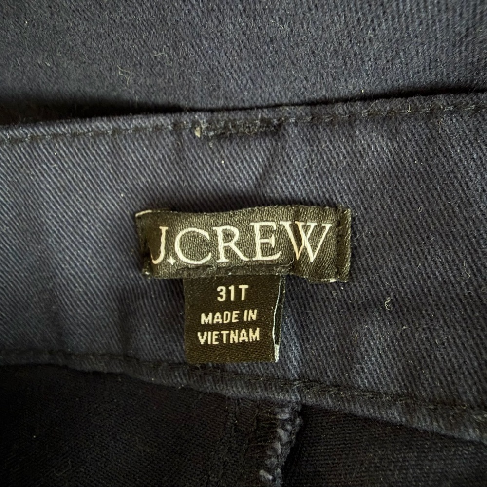 J. Crew Sailor slim wide-leg chino pant navy blue 23903 - Picture 4 of 8
